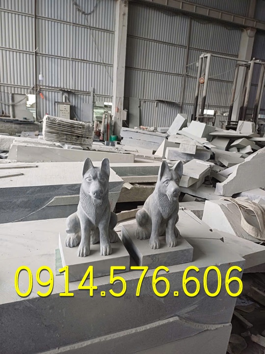 Tượng Chó Đá Nguyên Khối Đẹp Giá Rẻ, Xưởng Sản Xuất Mẫu Chó Đá Phong Thủy, Kích Thước Chó Đá Cổ Thời Lý, Chó Đá Xanh Xám Đặt Trước Nhà, Chó Trấn Trạch Bằng Đá Tự Nhiên Đẹp, Điêu Khắc Mẫu Chó Đá Hiện Đại Trước Nhà Gỗ
