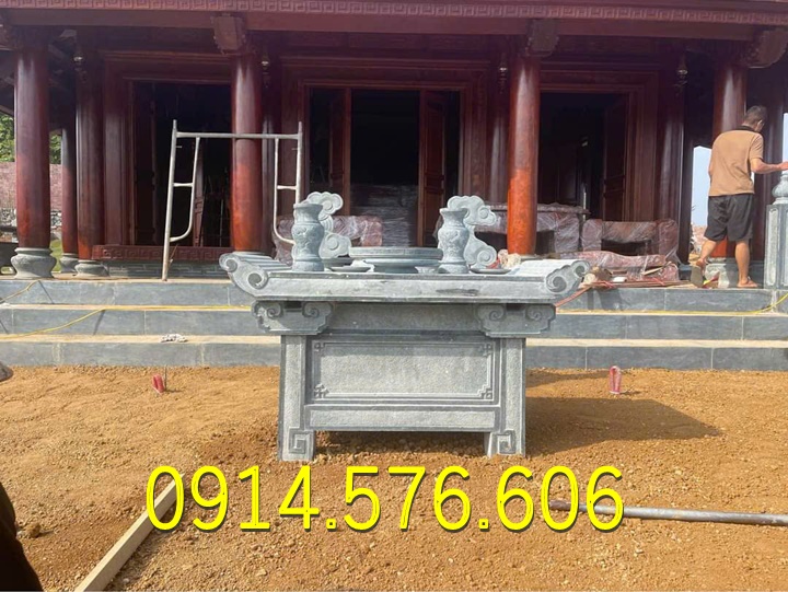 Bàn Lễ Đá Tự Nhiên Nguyên Khối Giá Rẻ, Bàn Đá Đặt Lễ Xanh Trắng Vàng Hiện Đại, Kích Thước Bàn Lễ Đá Hoa Cương Theo Phong Thủy, Giá Bán Bàn Lễ Bằng Đá Ngoài Nghĩa Trang Dòng Họ, Đại lý Cơ Sở Xưởng Sản Xuất Bàn Lễ Đá
