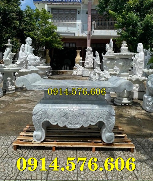 Bàn Lễ Đá Tự Nhiên Nguyên Khối Giá Rẻ, Bàn Đá Đặt Lễ Xanh Trắng Vàng Hiện Đại, Kích Thước Bàn Lễ Đá Hoa Cương Theo Phong Thủy, Giá Bán Bàn Lễ Bằng Đá Ngoài Nghĩa Trang Dòng Họ, Đại lý Cơ Sở Xưởng Sản Xuất Bàn Lễ Đá
