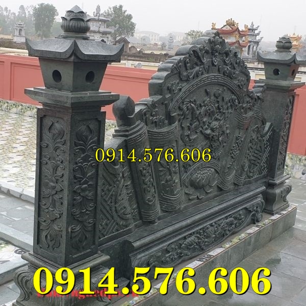 Cuốn Thư Bằng Đá Tự Nhiên Nguyên Khối, Tắc Môn Từ Đường Dòng Họ Bằng Đá Xanh, Bức Bình Phong Đá Trấn Trạch Khu Lăng Mộ, Cuốn Thư Bằng Đá Granite Trước Cổng Từ Đường,