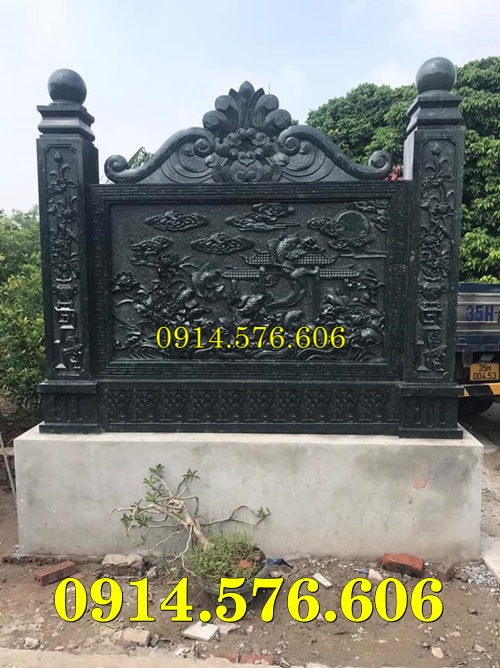 Cuốn Thư Bằng Đá Tự Nhiên Nguyên Khối, Tắc Môn Từ Đường Dòng Họ Bằng Đá Xanh, Bức Bình Phong Đá Trấn Trạch Khu Lăng Mộ, Cuốn Thư Bằng Đá Granite Trước Cổng Từ Đường,
