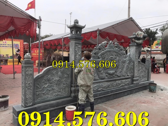 Cuốn Thư Bằng Đá Tự Nhiên Nguyên Khối, Tắc Môn Từ Đường Dòng Họ Bằng Đá Xanh, Bức Bình Phong Đá Trấn Trạch Khu Lăng Mộ, Cuốn Thư Bằng Đá Granite Trước Cổng Từ Đường,