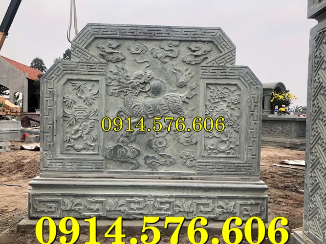 Cuốn Thư Bằng Đá Tự Nhiên Nguyên Khối, Tắc Môn Từ Đường Dòng Họ Bằng Đá Xanh, Bức Bình Phong Đá Trấn Trạch Khu Lăng Mộ, Cuốn Thư Bằng Đá Granite Trước Cổng Từ Đường,
