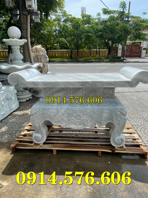 Bàn Lễ Đá Tự Nhiên Nguyên Khối Giá Rẻ, Bàn Đá Đặt Lễ Xanh Trắng Vàng Hiện Đại, Kích Thước Bàn Lễ Đá Hoa Cương Theo Phong Thủy, Giá Bán Bàn Lễ Bằng Đá Ngoài Nghĩa Trang Dòng Họ, Đại lý Cơ Sở Xưởng Sản Xuất Bàn Lễ Đá