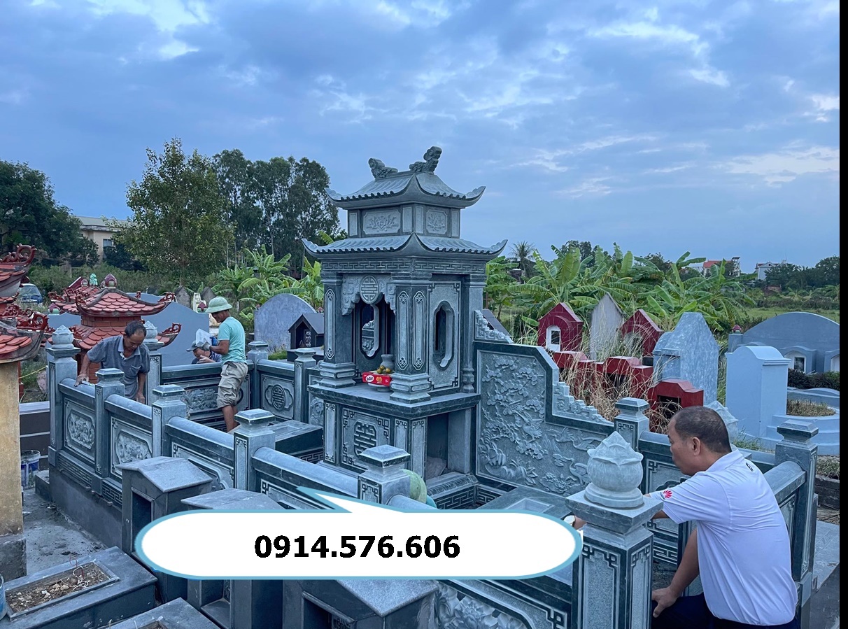 Khu Lăng Mộ Dòng Tộc Bằng Đá Xanh, Khu Lăng Mộ Nhà Mồ Nghĩa Trang Bằng Đá Khối, Kích Thước Khuôn Viên Khu Lăng Mộ Dòng Họ Đá Nguyên Khối, Sản Xuất Đá Tự Nhiên Làm Khu Nhà Mồ, Cơ Sở Lắp Đặt Khu Lăng Mộ Đá Đẹp