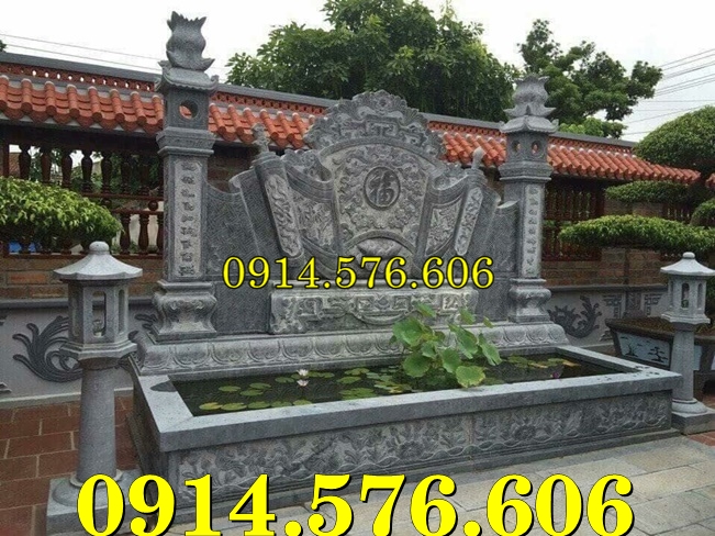 Cuốn Thư Bằng Đá Tự Nhiên Nguyên Khối, Tắc Môn Từ Đường Dòng Họ Bằng Đá Xanh, Bức Bình Phong Đá Trấn Trạch Khu Lăng Mộ, Cuốn Thư Bằng Đá Granite Trước Cổng Từ Đường,