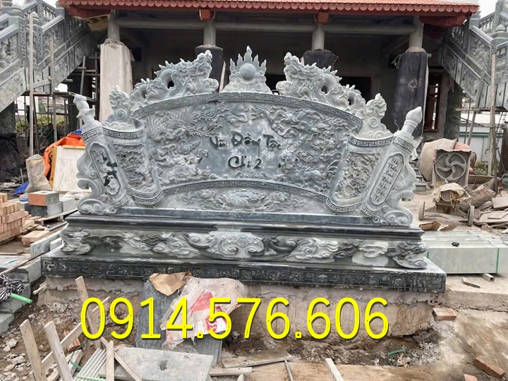 Cuốn Thư Bằng Đá Tự Nhiên Nguyên Khối, Tắc Môn Từ Đường Dòng Họ Bằng Đá Xanh, Bức Bình Phong Đá Trấn Trạch Khu Lăng Mộ, Cuốn Thư Bằng Đá Granite Trước Cổng Từ Đường,