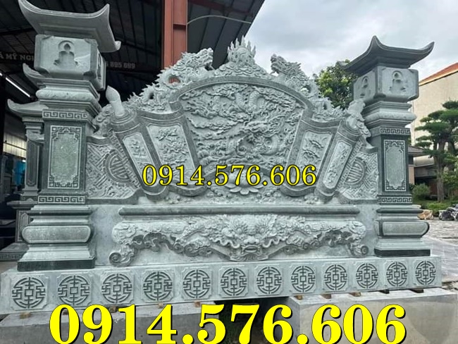 Cuốn Thư Bằng Đá Tự Nhiên Nguyên Khối, Tắc Môn Từ Đường Dòng Họ Bằng Đá Xanh, Bức Bình Phong Đá Trấn Trạch Khu Lăng Mộ, Cuốn Thư Bằng Đá Granite Trước Cổng Từ Đường,