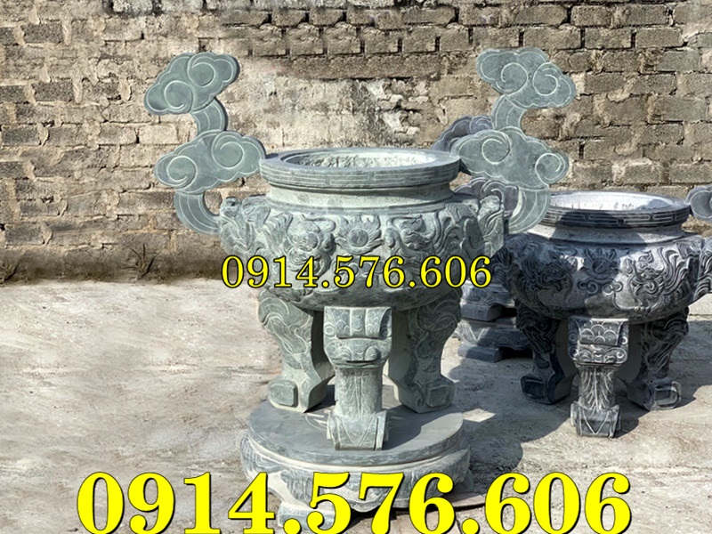 Mẫu Lư Hương Đá Xanh Để Trong Nhà Thờ Họ, Kích Thước Phong Thủy Lư Đỉnh Hương Bằng Đá Nguyên Khối, Báo Giá Đỉnh Hương Chất Liệu Đá Trắng, Đại Lý Cung Cấp Lư Hương Đèn Đá Nghĩa Trang, Thiết Kế Lư Hương Đá Vàng Theo Yêu Cầu Khách Hàng,