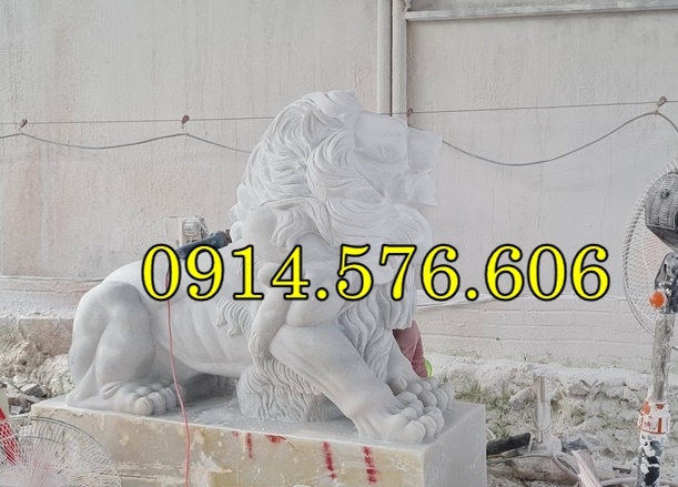 92 Chạm Khắc Sư Tử Đá Phong Thủy Bán Vũng Tàu