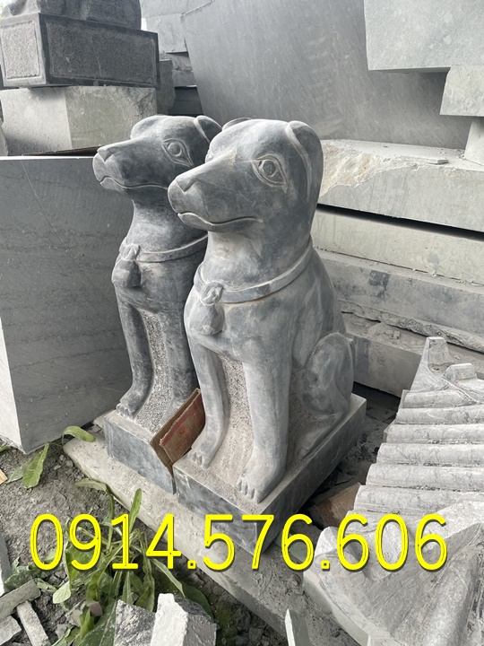Tượng Chó Đá Nguyên Khối Đẹp Giá Rẻ, Xưởng Sản Xuất Mẫu Chó Đá Phong Thủy, Kích Thước Chó Đá Cổ Thời Lý, Chó Đá Xanh Xám Đặt Trước Nhà, Chó Trấn Trạch Bằng Đá Tự Nhiên Đẹp, Điêu Khắc Mẫu Chó Đá Hiện Đại Trước Nhà Gỗ