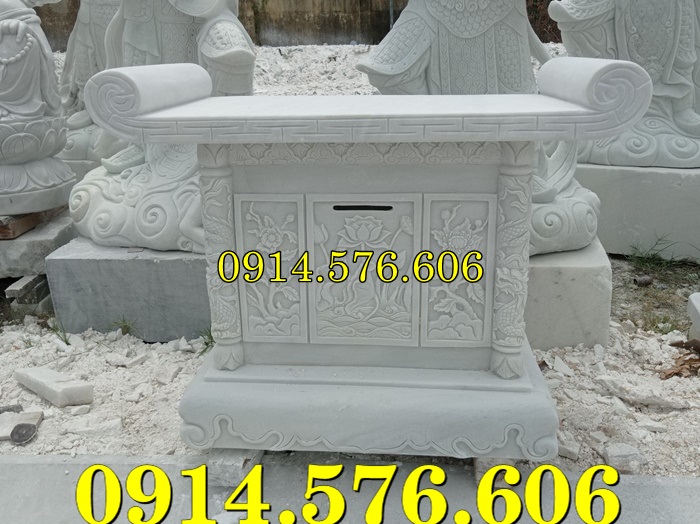 Bàn Lễ Đá Tự Nhiên Nguyên Khối Giá Rẻ, Bàn Đá Đặt Lễ Xanh Trắng Vàng Hiện Đại, Kích Thước Bàn Lễ Đá Hoa Cương Theo Phong Thủy, Giá Bán Bàn Lễ Bằng Đá Ngoài Nghĩa Trang Dòng Họ, Đại lý Cơ Sở Xưởng Sản Xuất Bàn Lễ Đá