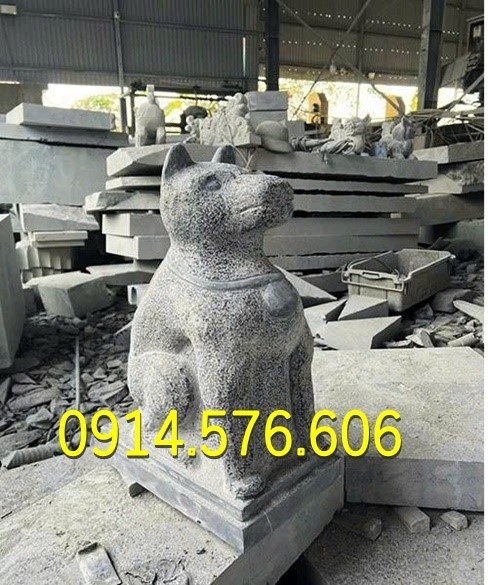 Tượng Chó Đá Nguyên Khối Đẹp Giá Rẻ, Xưởng Sản Xuất Mẫu Chó Đá Phong Thủy, Kích Thước Chó Đá Cổ Thời Lý, Chó Đá Xanh Xám Đặt Trước Nhà, Chó Trấn Trạch Bằng Đá Tự Nhiên Đẹp, Điêu Khắc Mẫu Chó Đá Hiện Đại Trước Nhà Gỗ