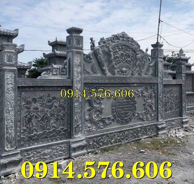 Cuốn Thư Bằng Đá Tự Nhiên Nguyên Khối, Tắc Môn Từ Đường Dòng Họ Bằng Đá Xanh, Bức Bình Phong Đá Trấn Trạch Khu Lăng Mộ, Cuốn Thư Bằng Đá Granite Trước Cổng Từ Đường,