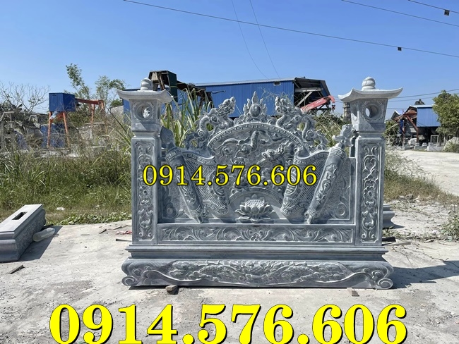Cuốn Thư Bằng Đá Tự Nhiên Nguyên Khối, Tắc Môn Từ Đường Dòng Họ Bằng Đá Xanh, Bức Bình Phong Đá Trấn Trạch Khu Lăng Mộ, Cuốn Thư Bằng Đá Granite Trước Cổng Từ Đường,