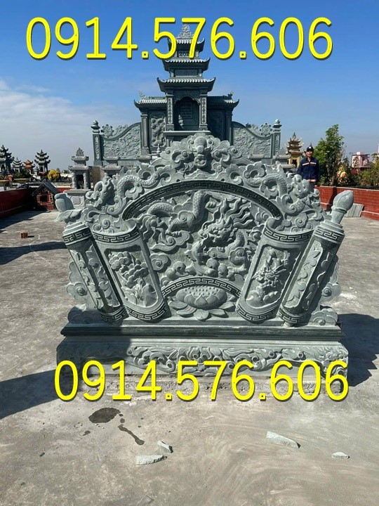 Cuốn Thư Bằng Đá Tự Nhiên Nguyên Khối, Tắc Môn Từ Đường Dòng Họ Bằng Đá Xanh, Bức Bình Phong Đá Trấn Trạch Khu Lăng Mộ, Cuốn Thư Bằng Đá Granite Trước Cổng Từ Đường,