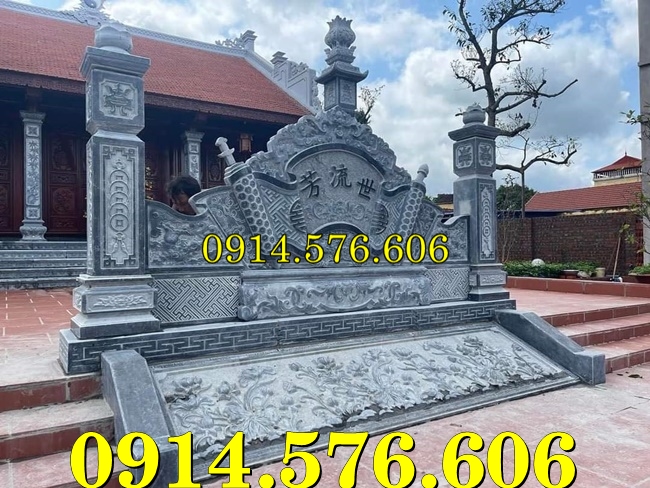 Cuốn Thư Bằng Đá Tự Nhiên Nguyên Khối, Tắc Môn Từ Đường Dòng Họ Bằng Đá Xanh, Bức Bình Phong Đá Trấn Trạch Khu Lăng Mộ, Cuốn Thư Bằng Đá Granite Trước Cổng Từ Đường,