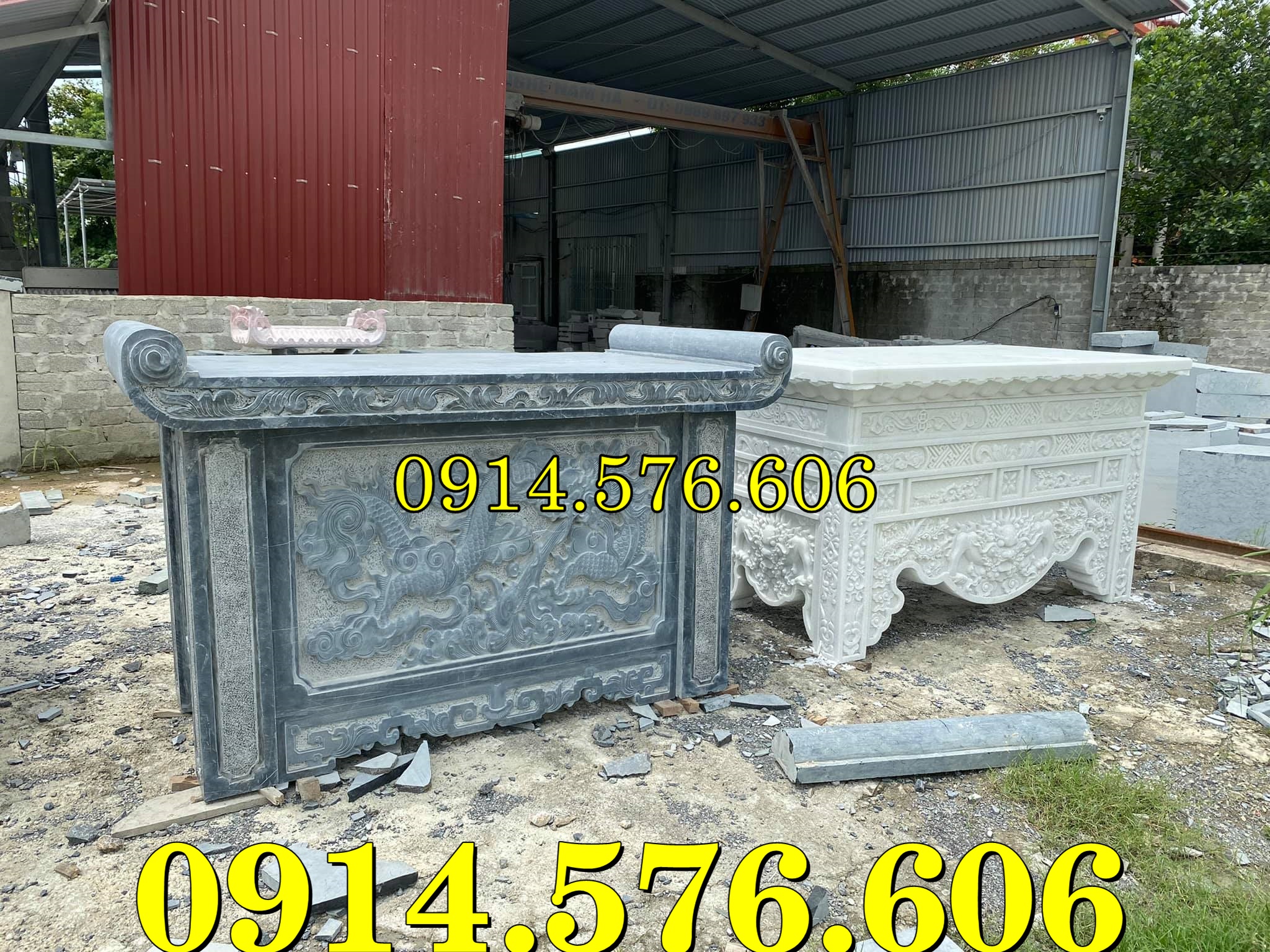 Bàn Lễ Đá Tự Nhiên Nguyên Khối Giá Rẻ, Bàn Đá Đặt Lễ Xanh Trắng Vàng Hiện Đại, Kích Thước Bàn Lễ Đá Hoa Cương Theo Phong Thủy, Giá Bán Bàn Lễ Bằng Đá Ngoài Nghĩa Trang Dòng Họ, Đại lý Cơ Sở Xưởng Sản Xuất Bàn Lễ Đá