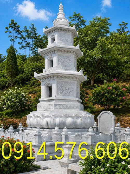 Tháp Để Tro Cốt Ông Bà Bố Mẹ , Tháp Đựng Tro Cốt Gia Đình Dòng Họ, Tháp Để Tro Cốt Nhỏ Đá Xanh Rêu , Tháp Phật Giáo Đá Trắng Lục Giác, Bảo Tháp Phật Giáo Đá Cẩm Thạch Bát Giác , Giá Bán Tháp Lục Giác Đá Granite, Cơ Sở Đại Lý Tháp Đá Trắng Vàng Xanh
